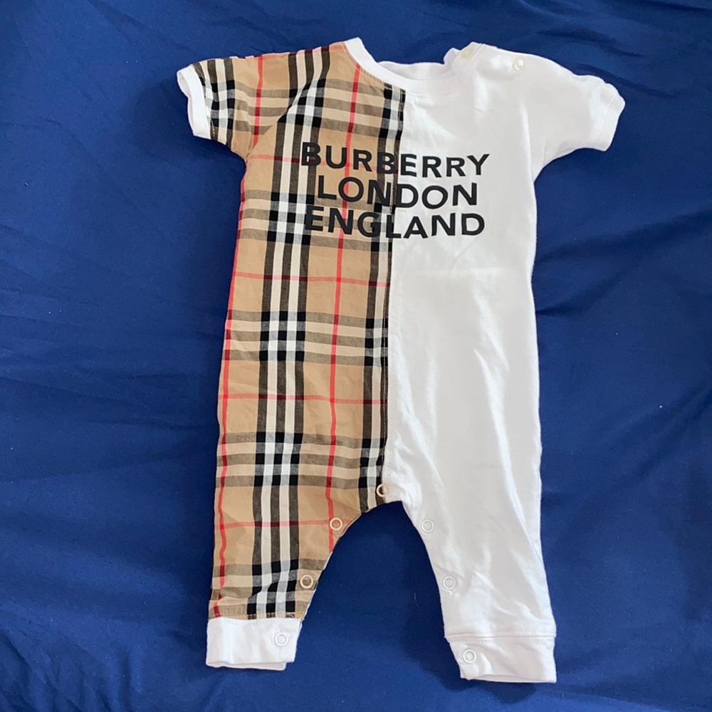 Burberry onesie Sold SOLD SOLD